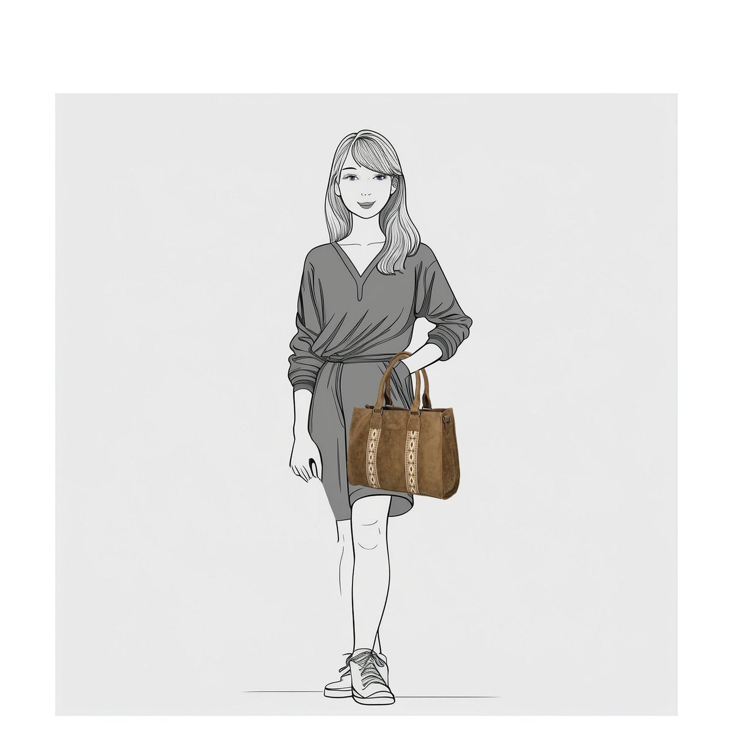 Enrico Benetti Indy Handbag/Shoulderbag camel
