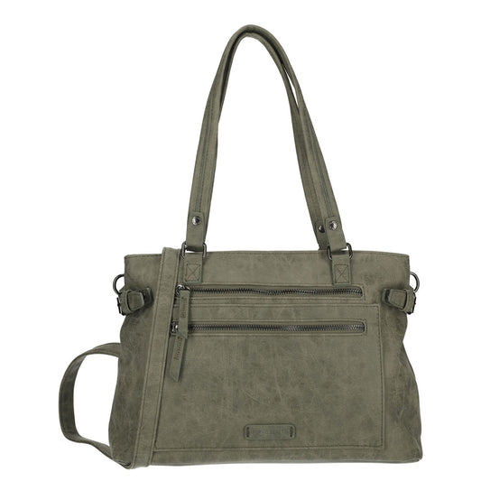 Enrico Benetti Handtas/Shoulderbag Nouméa olive