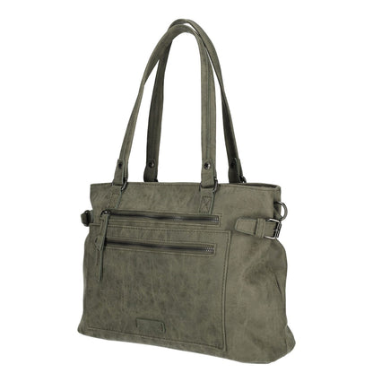Enrico Benetti Handtas/Shoulderbag Nouméa olive