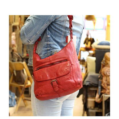 Bear Design Cow Lavato Anna Shoulderbag rood