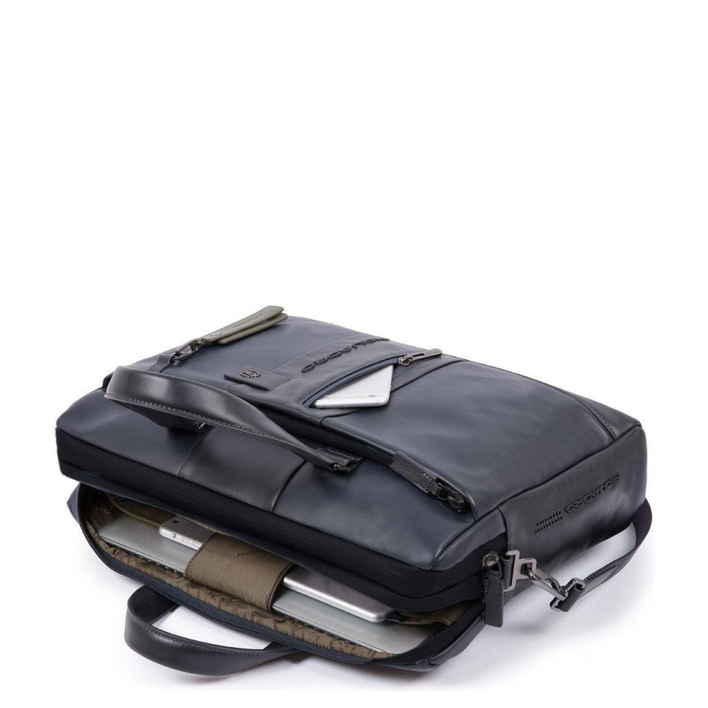Piquadro Urban Computer Portfolio Briefcase with iPad Compartment black
