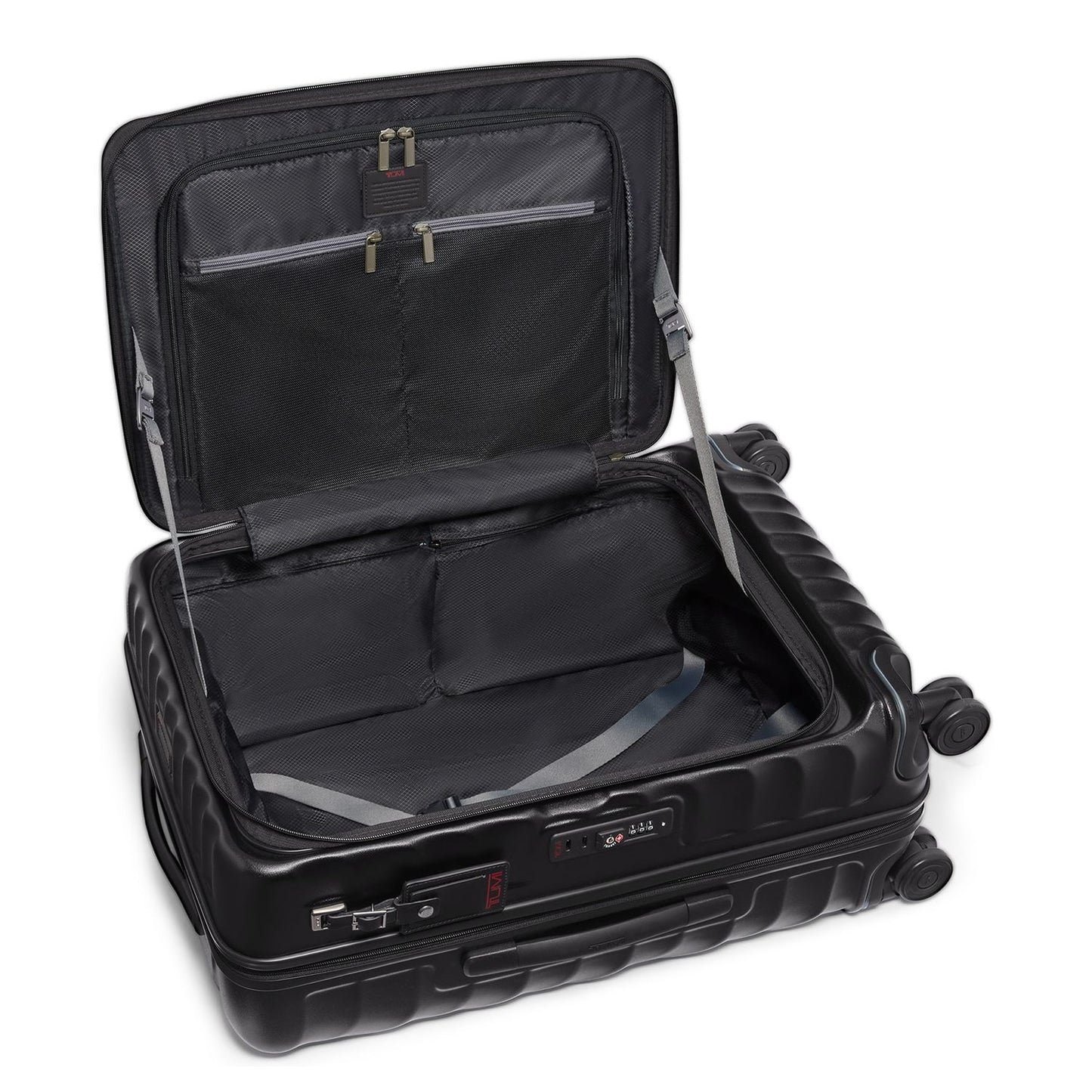 TUMI 19 Degree Medium Frnt Acc Exp Chk black texture