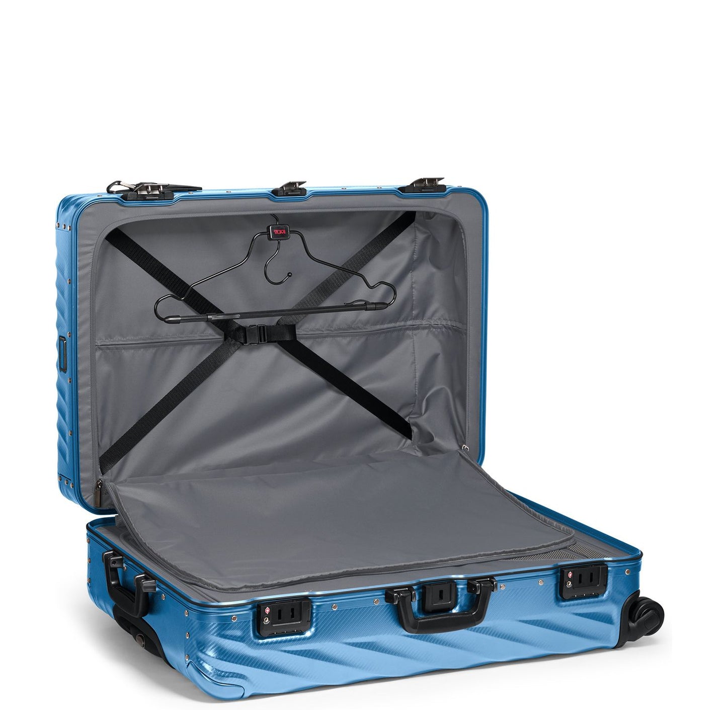 TUMI 19 Degree Aluminum Extended Trip P/C texture horizon blue