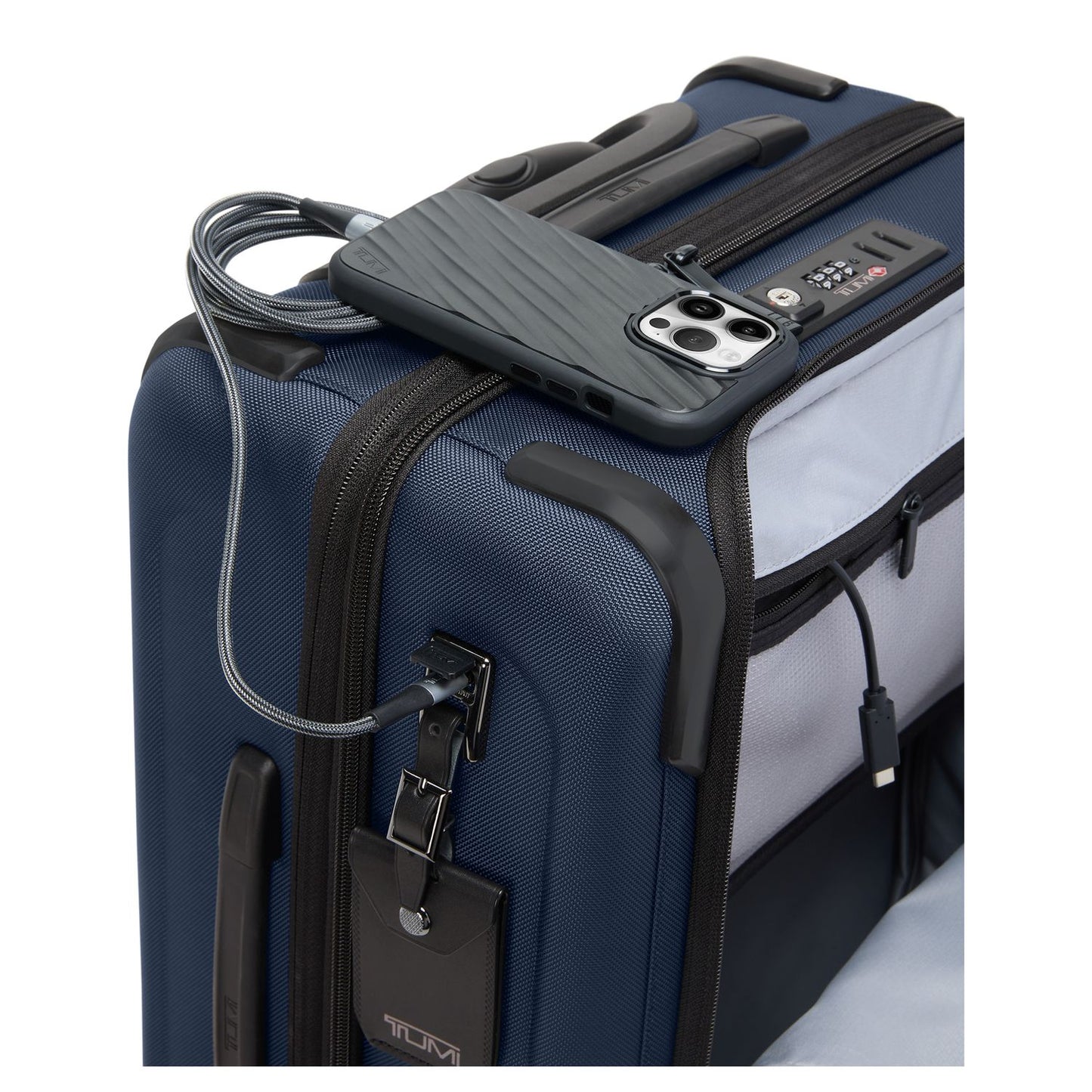TUMI Alpha Large Dual Acc Exp C/O navy