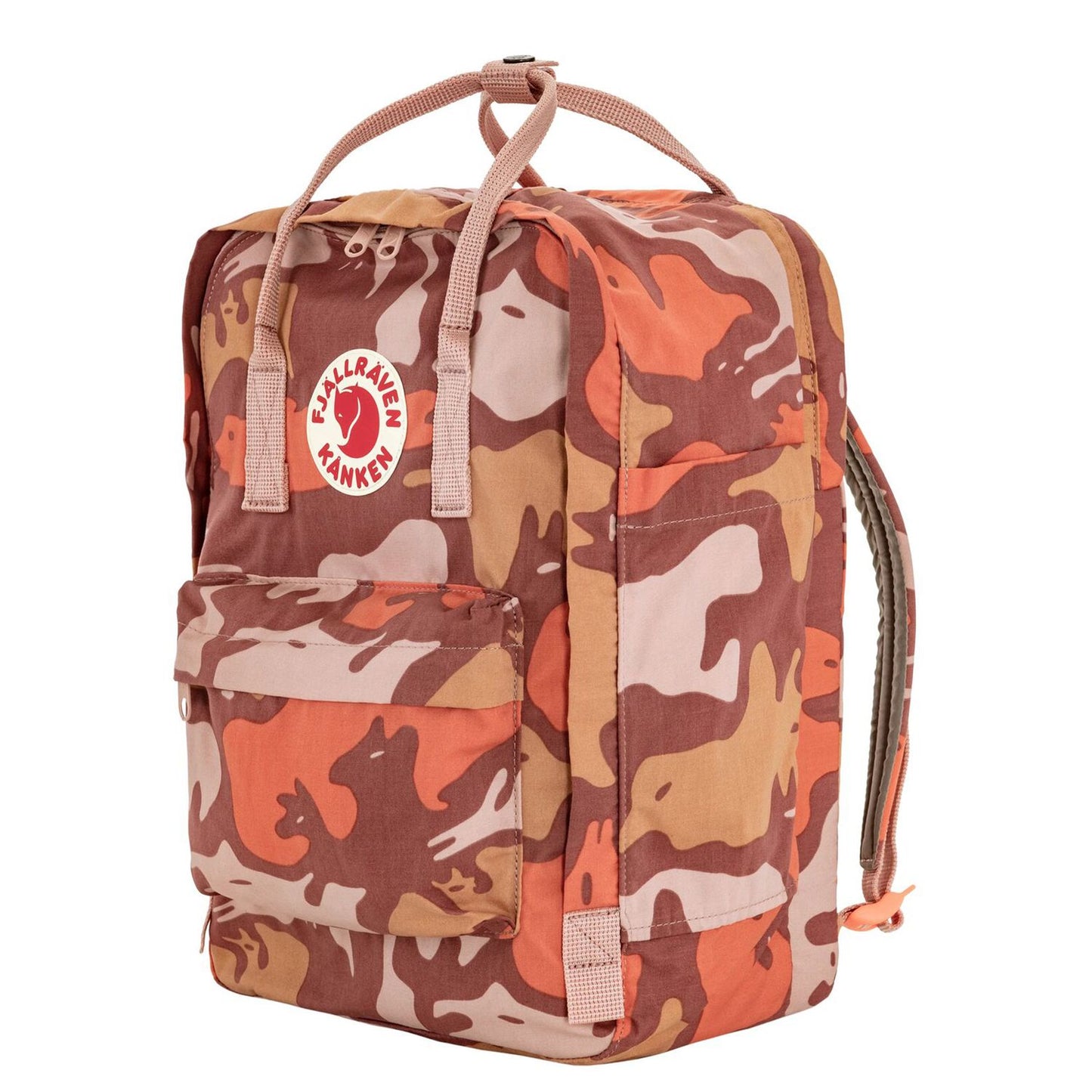 Fjallraven Kanken Graphics Laptop 15 chalkrose-hidden animals