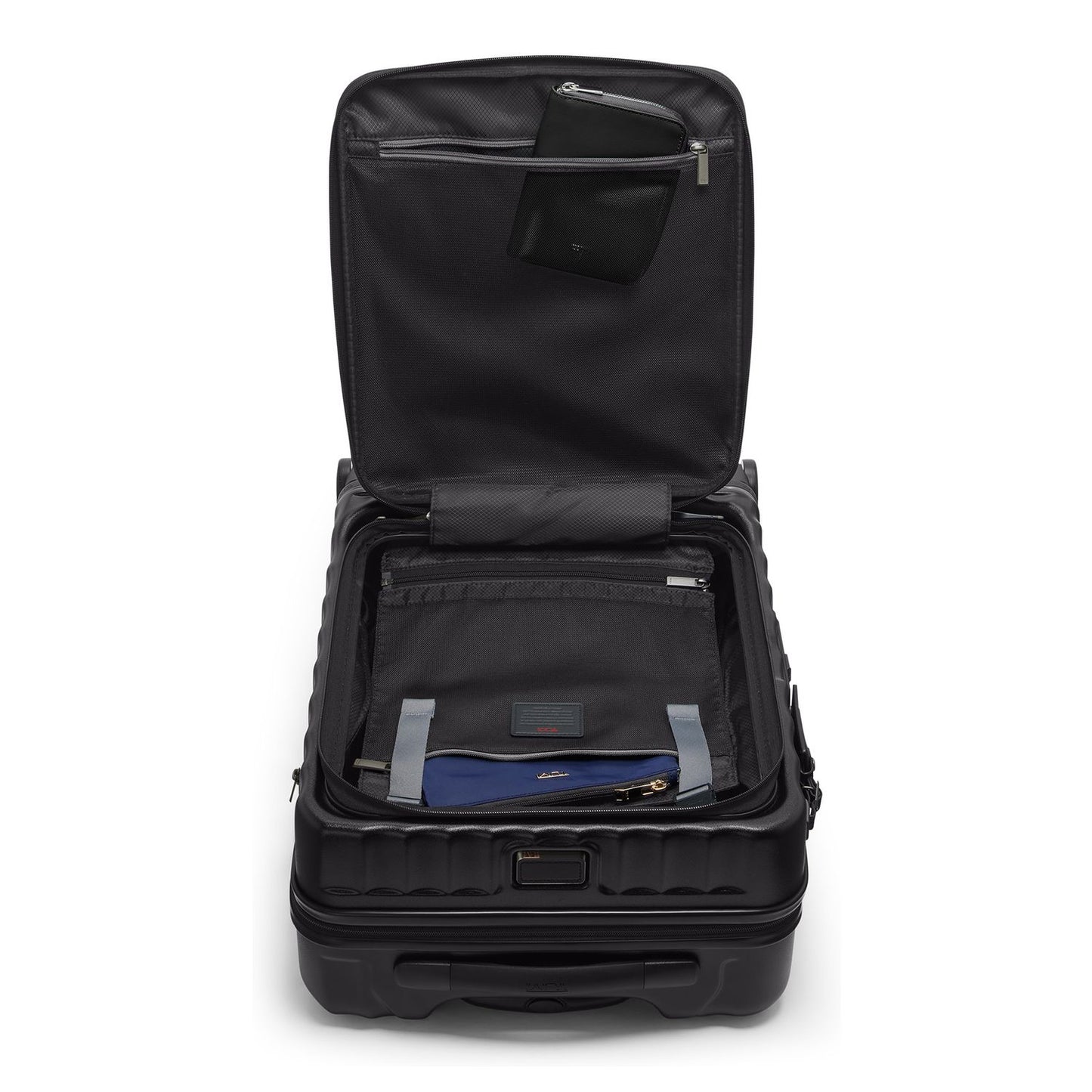 TUMI 19 Degree Large Frnt Acc Exp C/O black texture