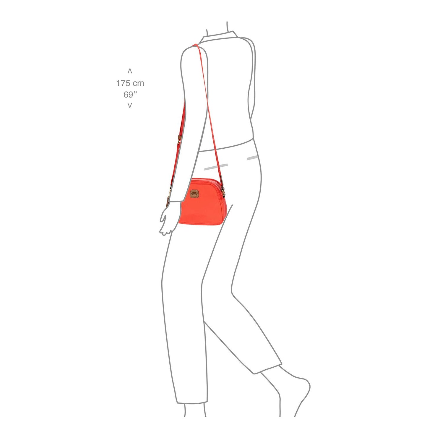 Bric's X-Collection Travel Shoulderbag papavero/poppy