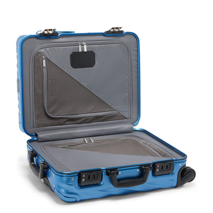 TUMI 19 Degree Aluminum Continental Carry-On texture horizon blue