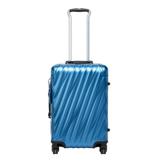 TUMI 19 Degree Aluminum International Carry-On texture horizon blue