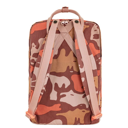 Fjallraven Kanken Graphics Laptop 15 chalkrose-hidden animals