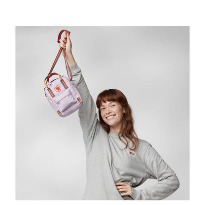 Fjallraven Kanken Rainbow Sling chalk rose-rainbow