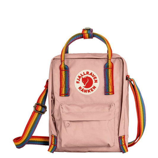 Fjallraven Kanken Rainbow Sling chalk rose-rainbow