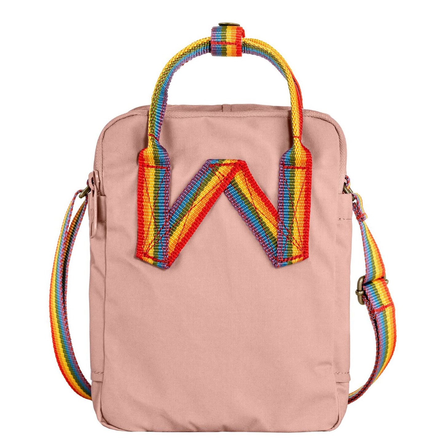 Fjallraven Kanken Rainbow Sling chalk rose-rainbow