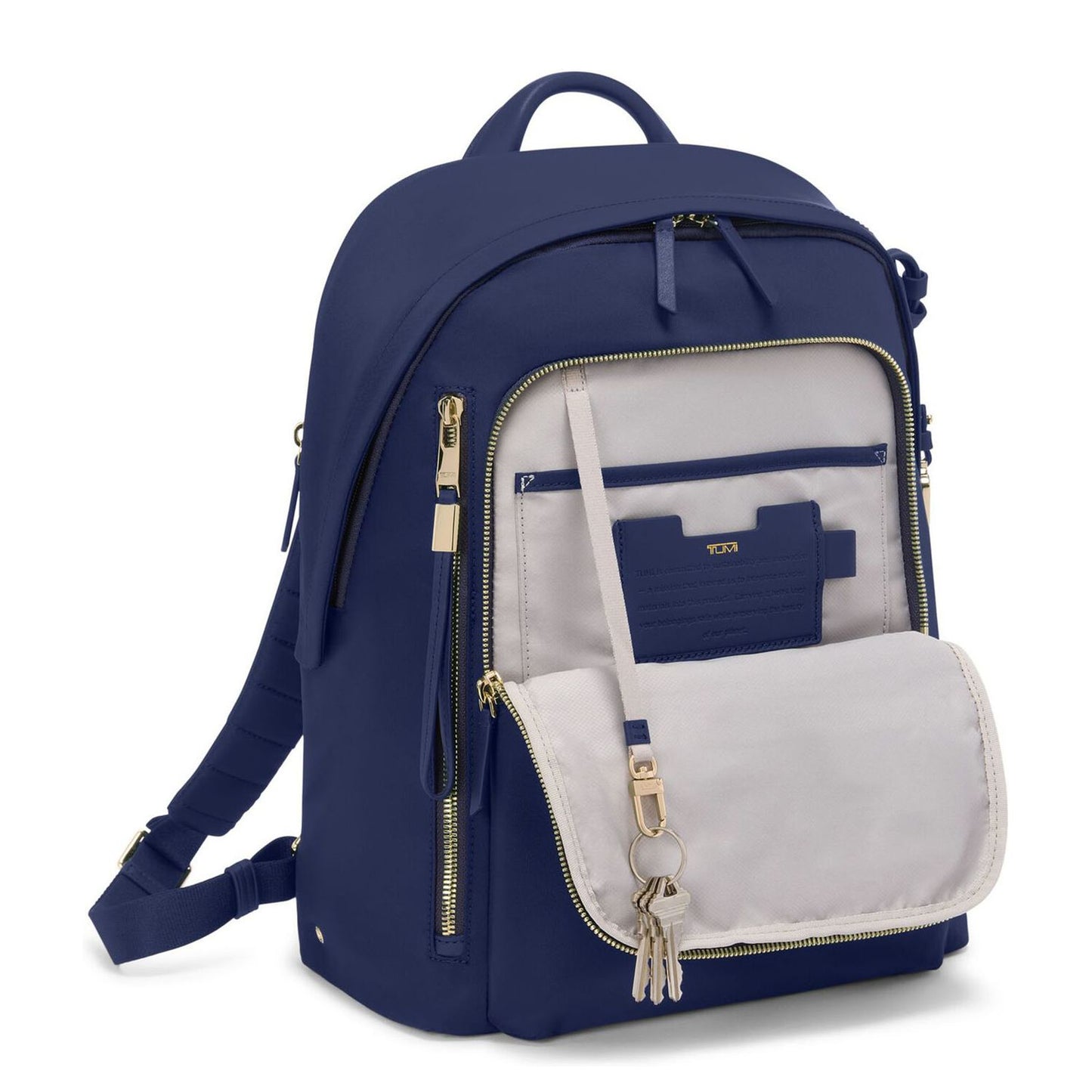 TUMI Voyageur Halsey Backpack indigo/light gold