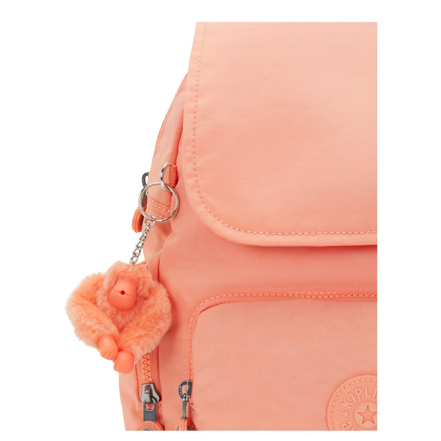 Kipling City Zip S pinky orange
