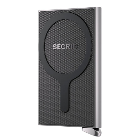 Secrid Cardprotector Fluted for Magsafe+ silver