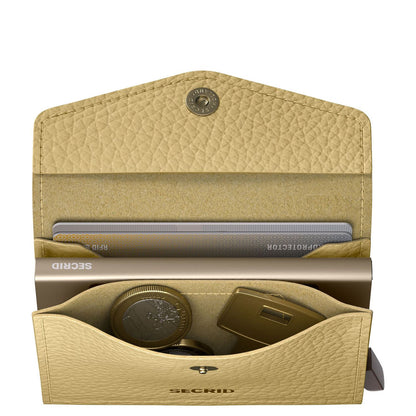 Secrid Envelope Vintage Pebble butter yellow