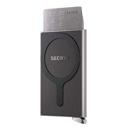Secrid Cardprotector Fluted for Magsafe+ silver