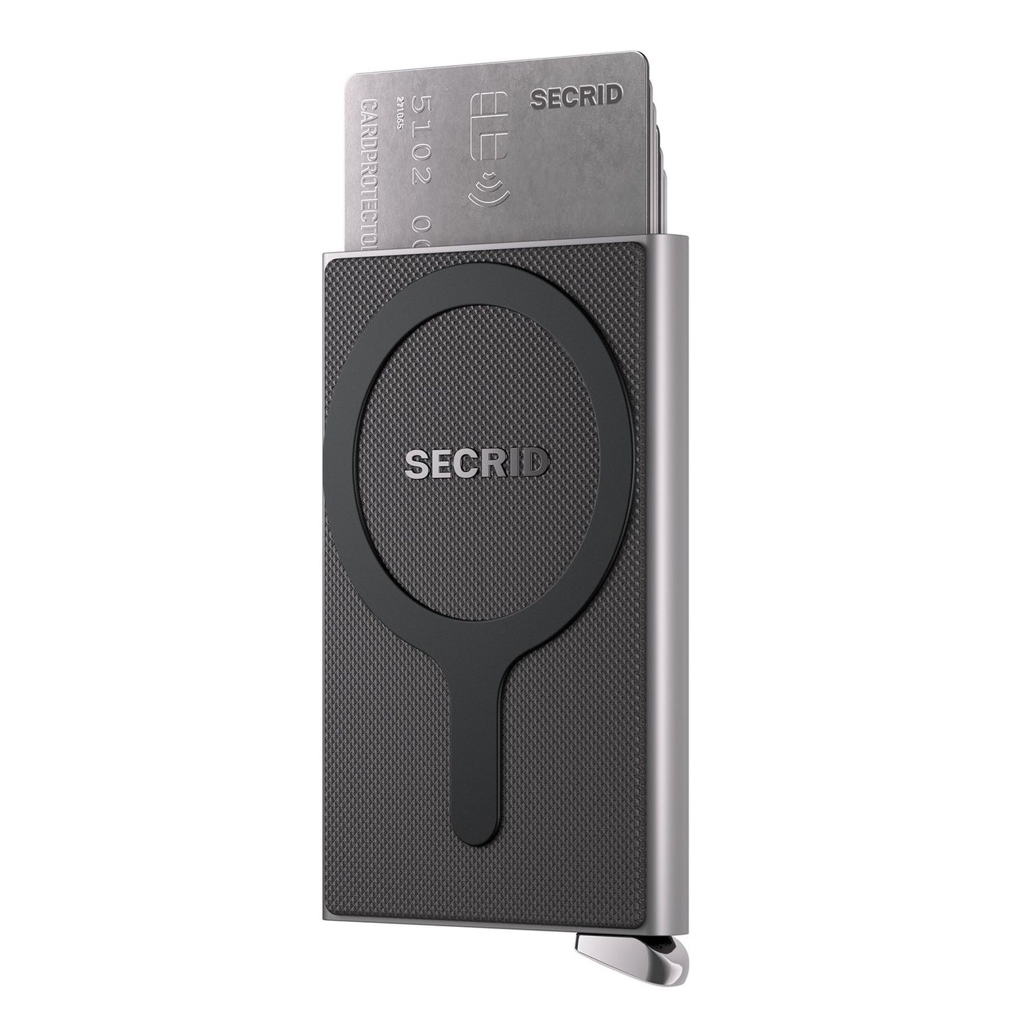 Secrid Cardprotector Fluted for Magsafe+ silver