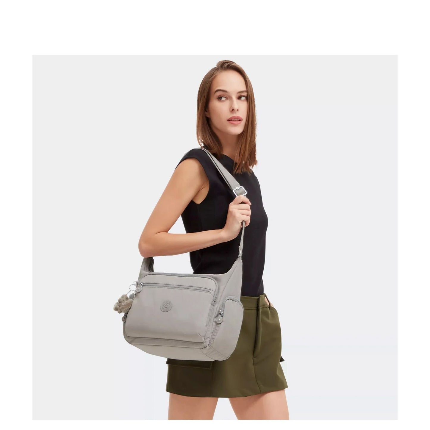 Kipling Gabbie smooth khaki