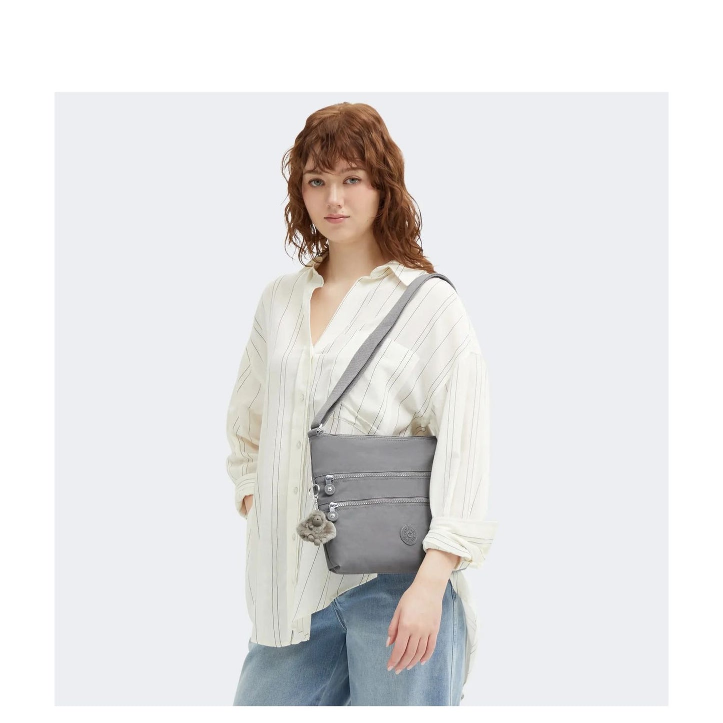 Kipling Alvar smooth khaki