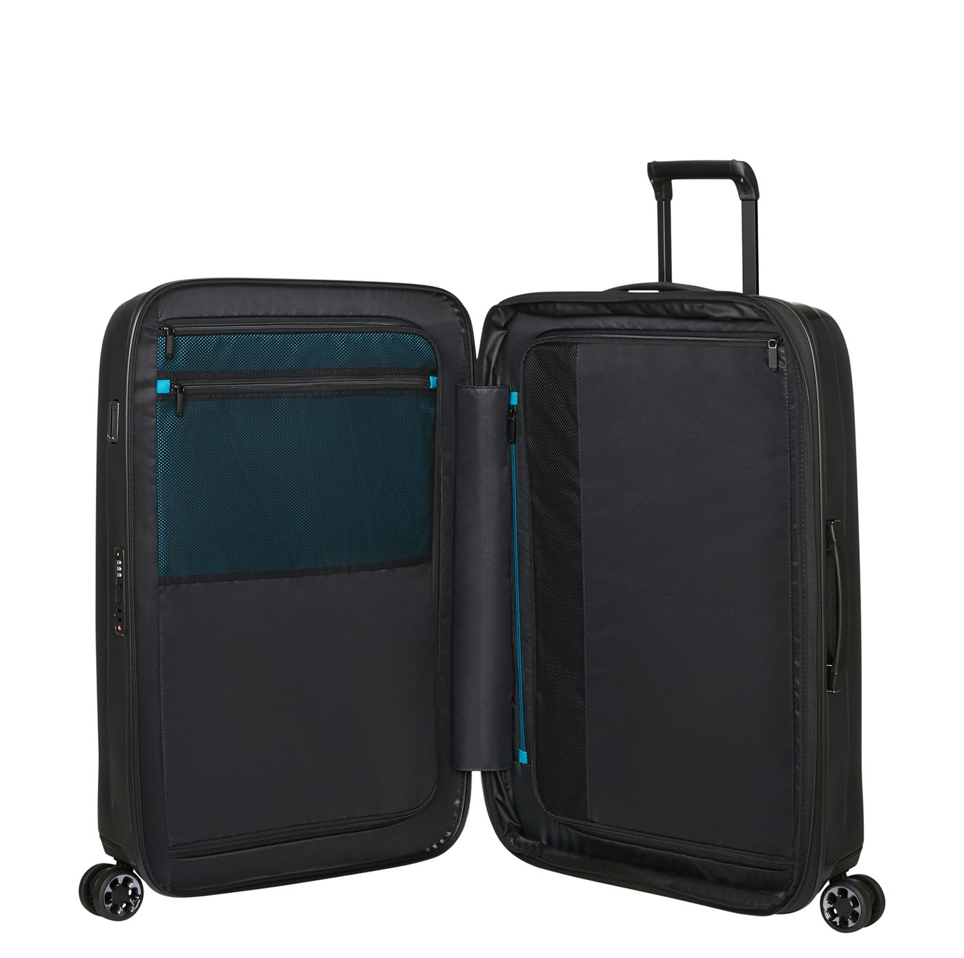 Samsonite Nexis Spinner 70 cm - Uitbreidbaar 82/91 liter - 70x48x27/30 cm - onyx black