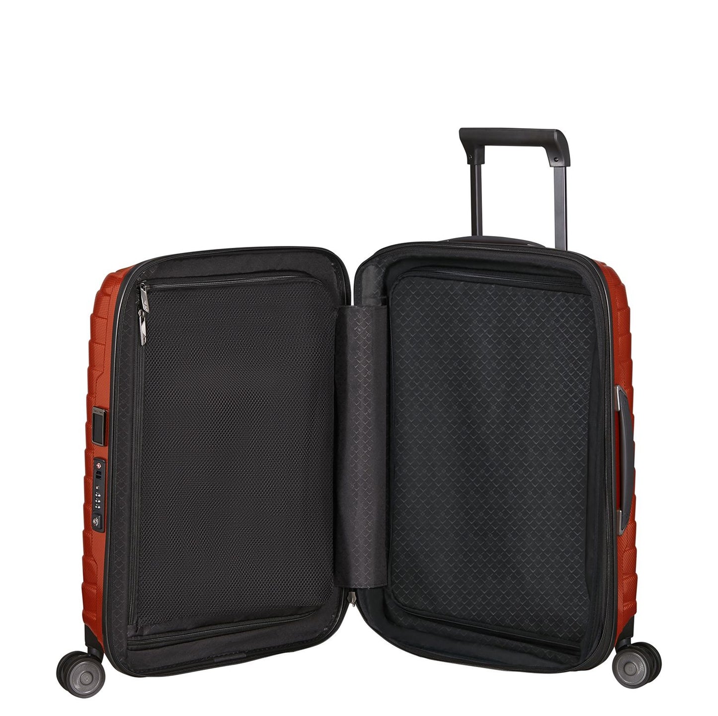 Samsonite Proxis Handbagage Spinner 55 cm - Uitbreidbaar 40/46 liter - 55x40x20/23 cm - flame