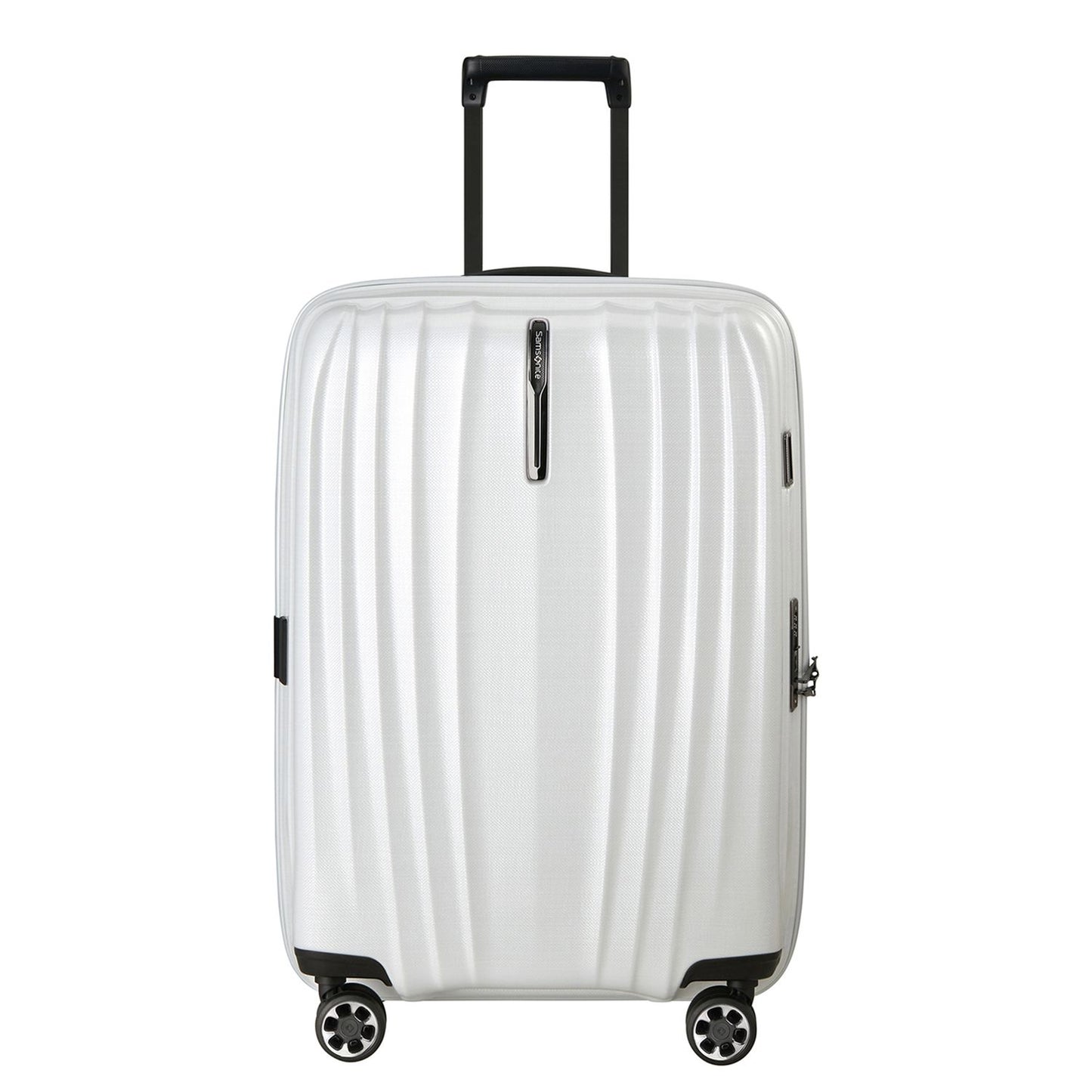 Samsonite Nexis Spinner 70 cm - Uitbreidbaar 82/91 liter - 70x48x27/30 cm - cotton white