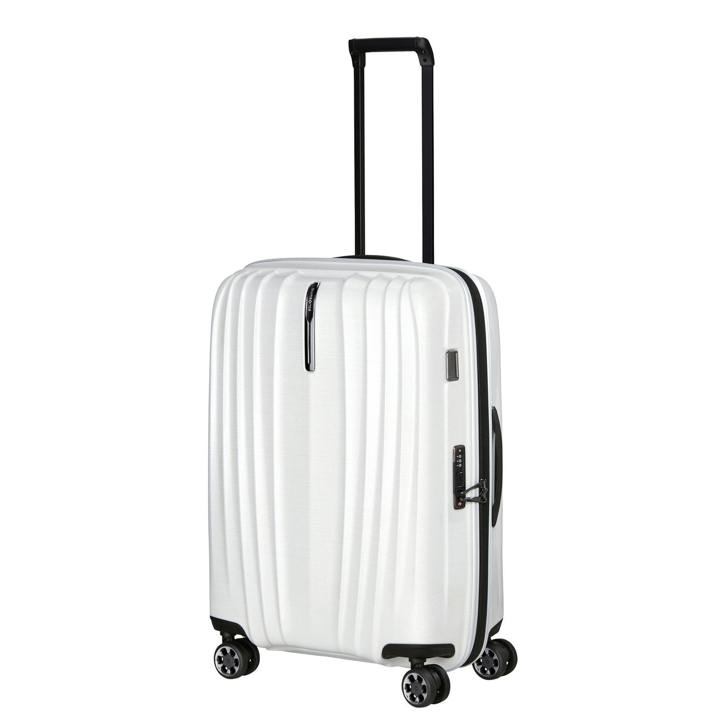 Samsonite Nexis Spinner 70 cm - Uitbreidbaar 82/91 liter - 70x48x27/30 cm - cotton white