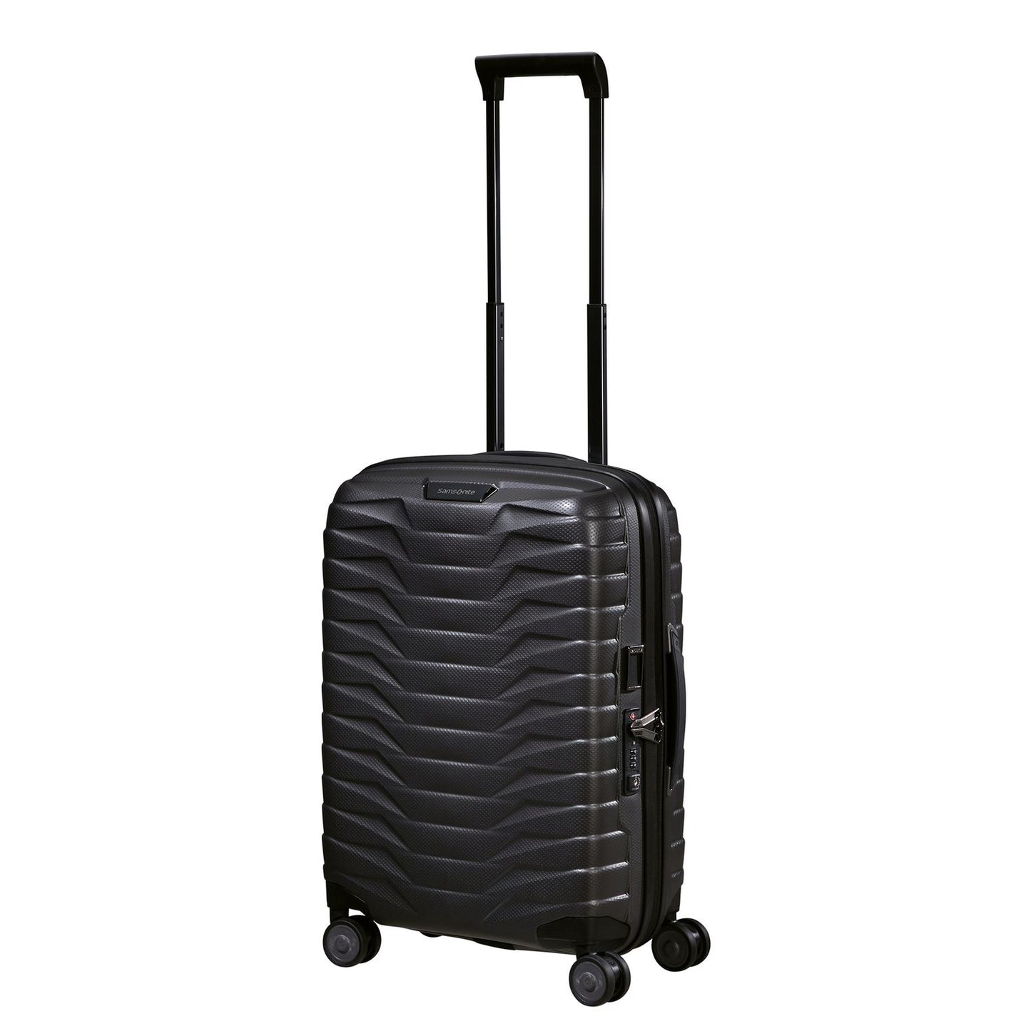 Samsonite Proxis Handbagage Spinner 55 cm - Uitbreidbaar 40/46 liter - 55x40x20/23 cm - matt graphite