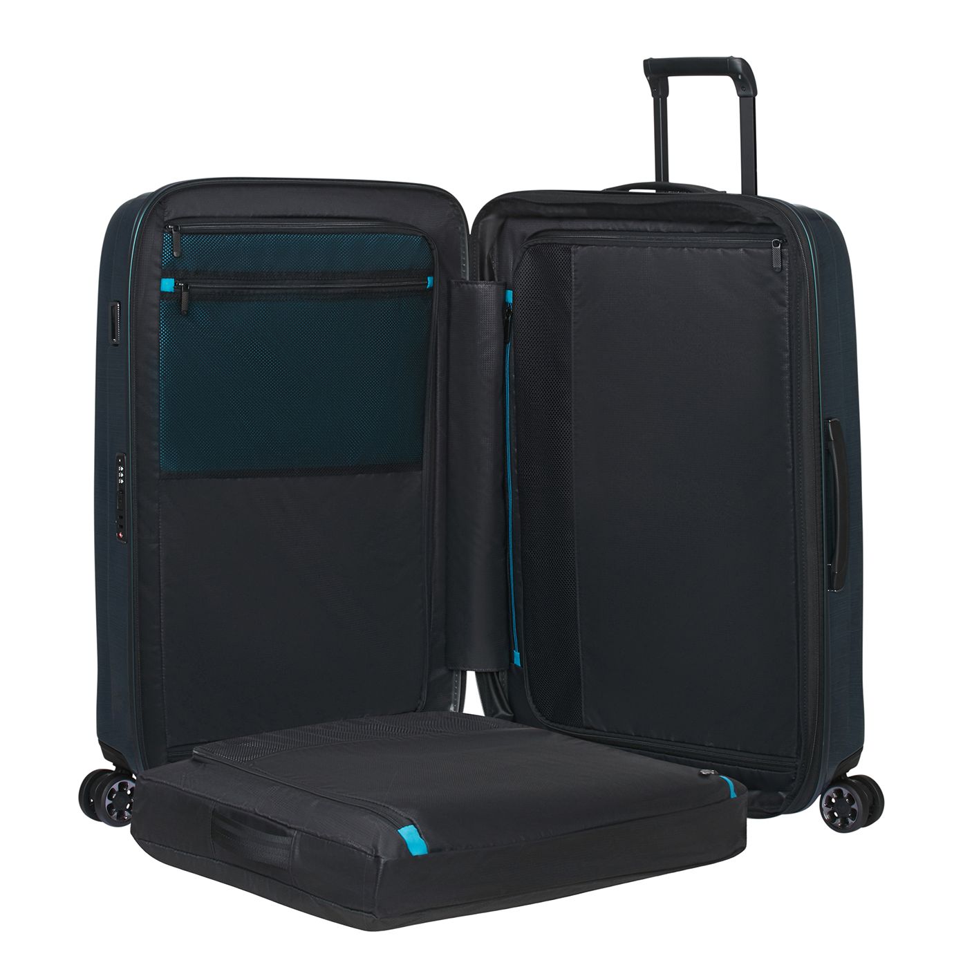 Samsonite Nexis Spinner 70 cm - Uitbreidbaar 82/91 liter - 70x48x27/30 cm - deep petrol