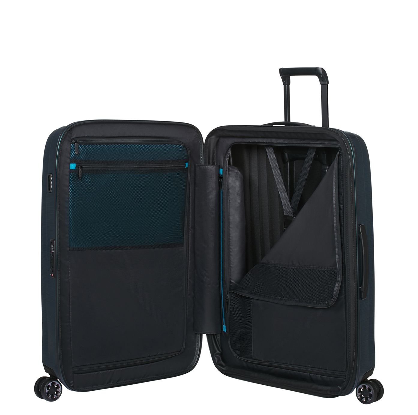 Samsonite Nexis Spinner 76 cm - Uitbreidbaar 105/116 liter - 76x52x29/32 cm - deep petrol