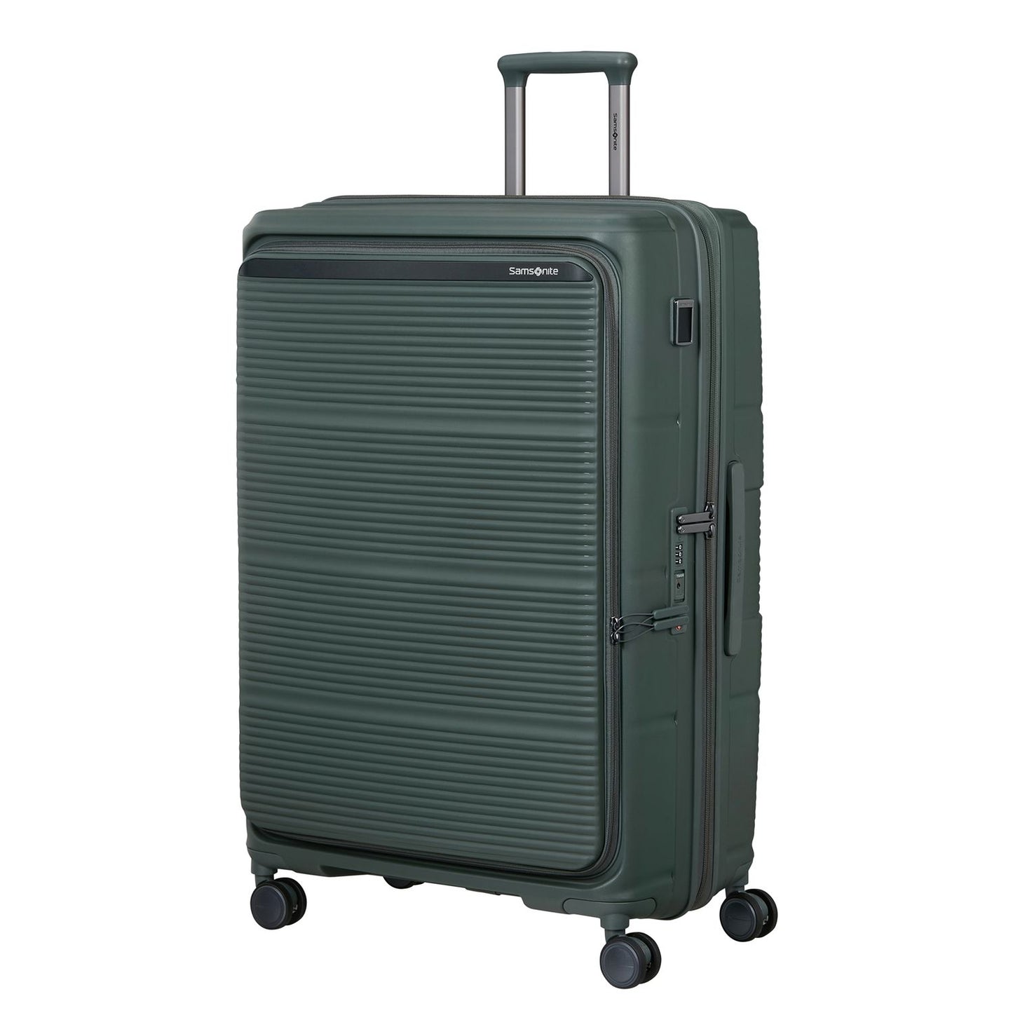 Samsonite Paralux HS Spinner 81 cm - Uitbreidbaar 133/145 liter - 81x54x34/37 cm - olive