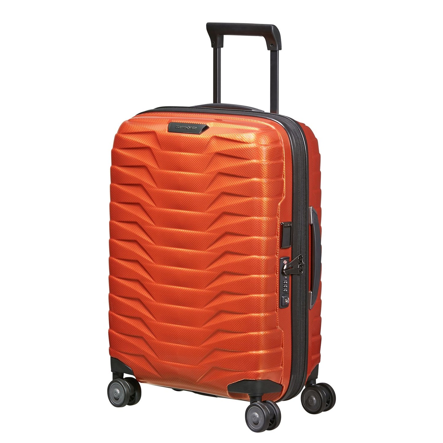 Samsonite Proxis Handbagage Spinner 55 cm - Uitbreidbaar 40/46 liter - 55x40x20/23 cm - flame