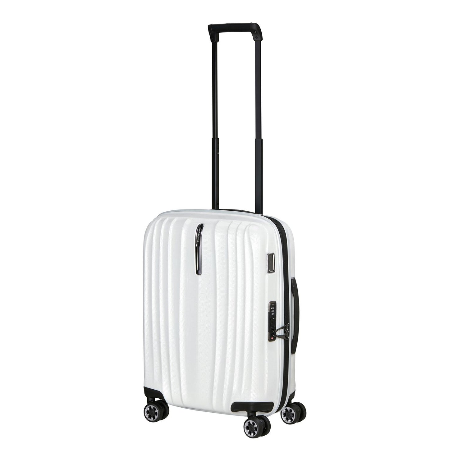 Samsonite Nexis Handbagage Spinner 55 cm - Uitbreidbaar 40/47 liter - 55x40x20/23 cm - cotton white