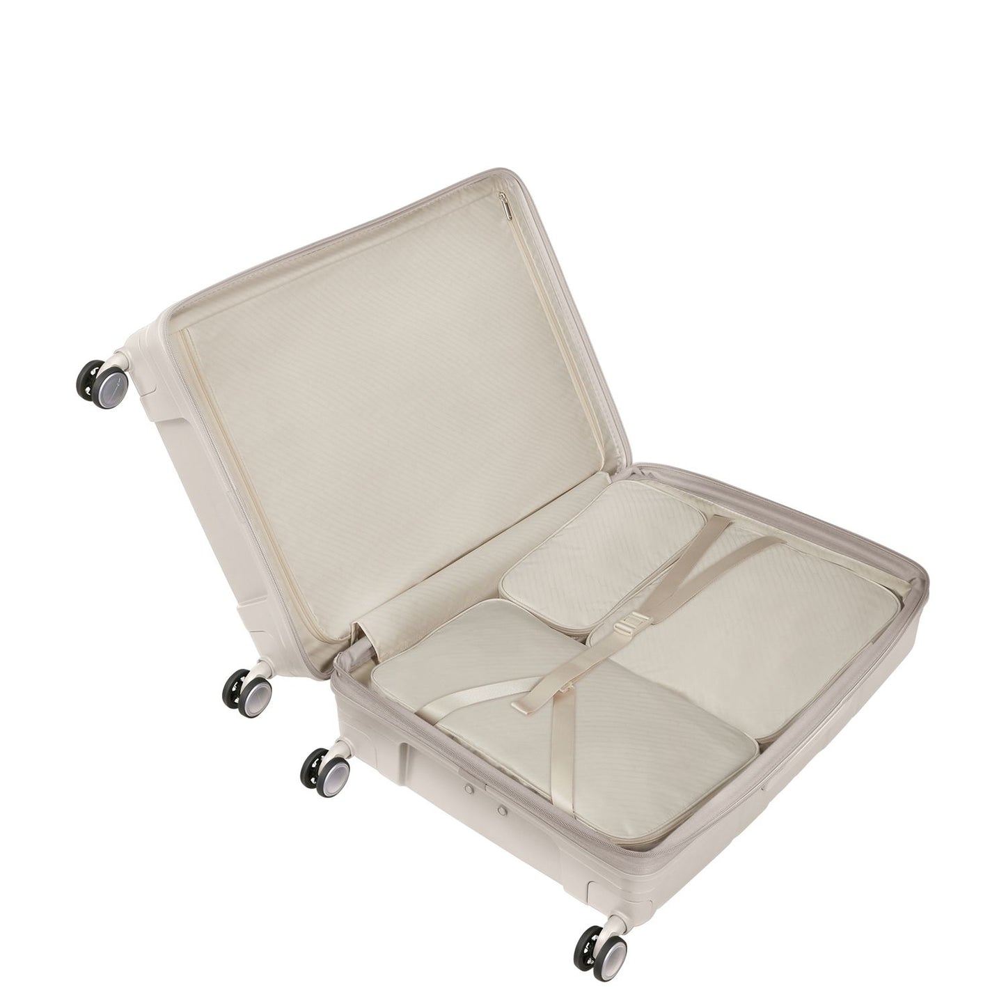 Samsonite Paralux HS Spinner 81 cm - Uitbreidbaar 133/145 liter - 81x54x34/37 cm - stone grey
