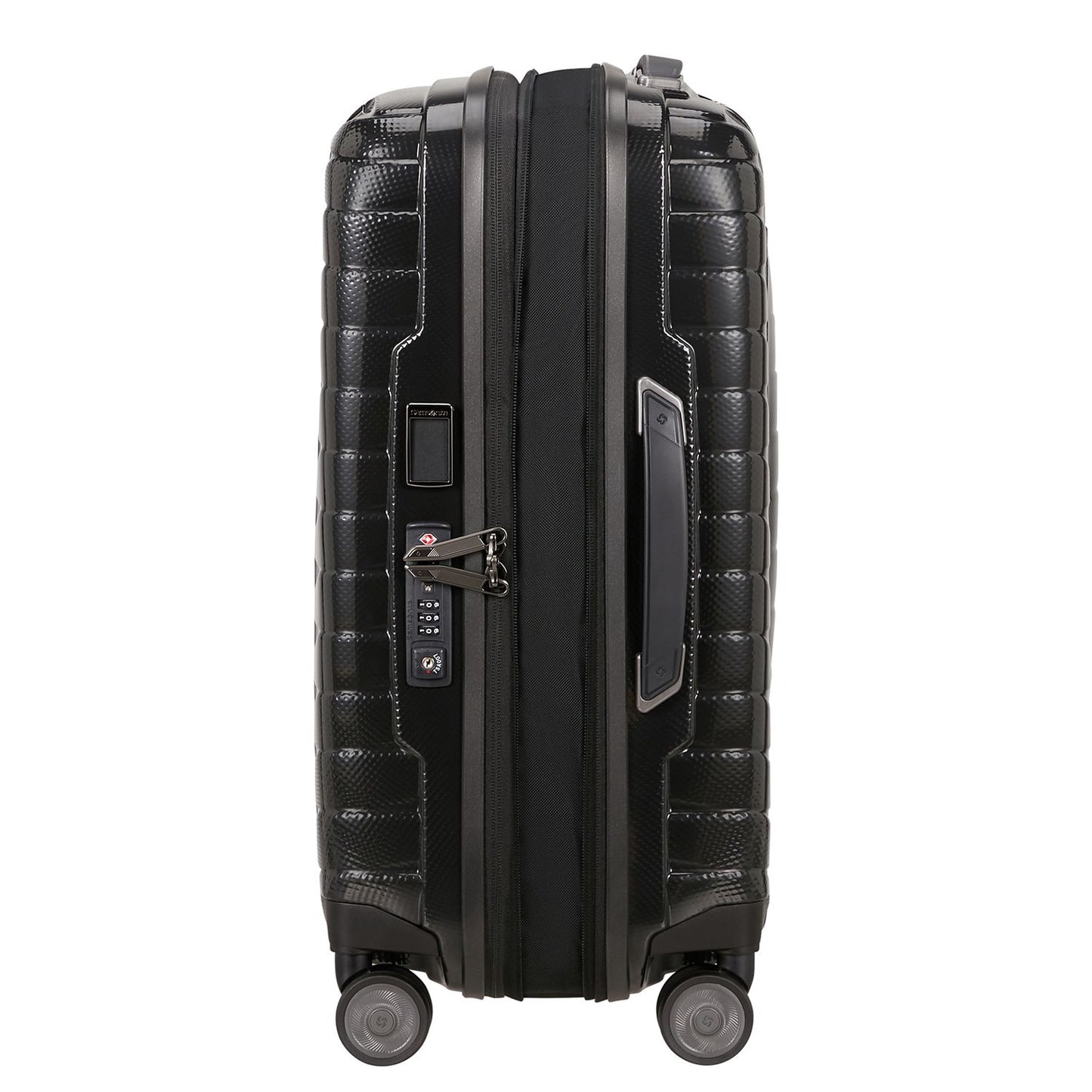 Samsonite Proxis Handbagage Spinner 55 cm - Uitbreidbaar 40/46 liter - 55x 40x20/23 cm - black