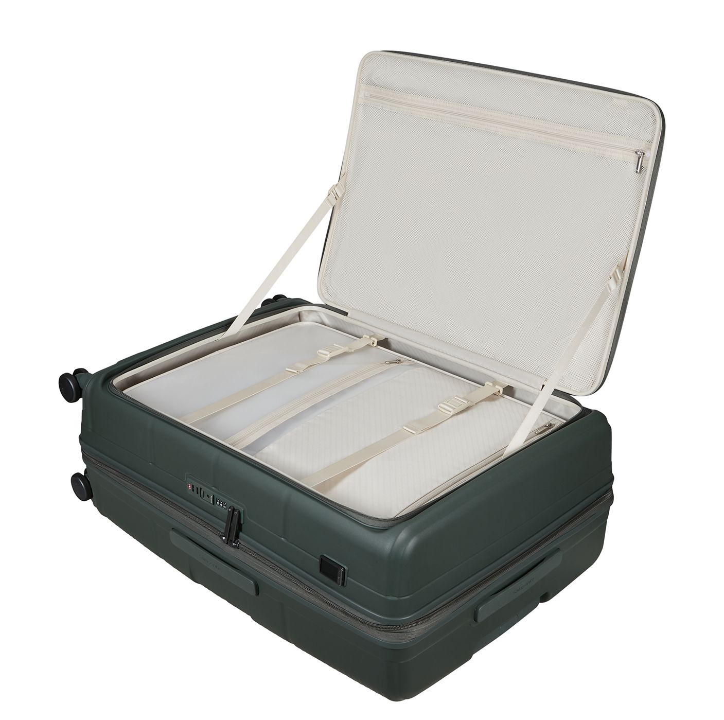 Samsonite Paralux HS Spinner 81 cm - Uitbreidbaar 133/145 liter - 81x54x34/37 cm - olive