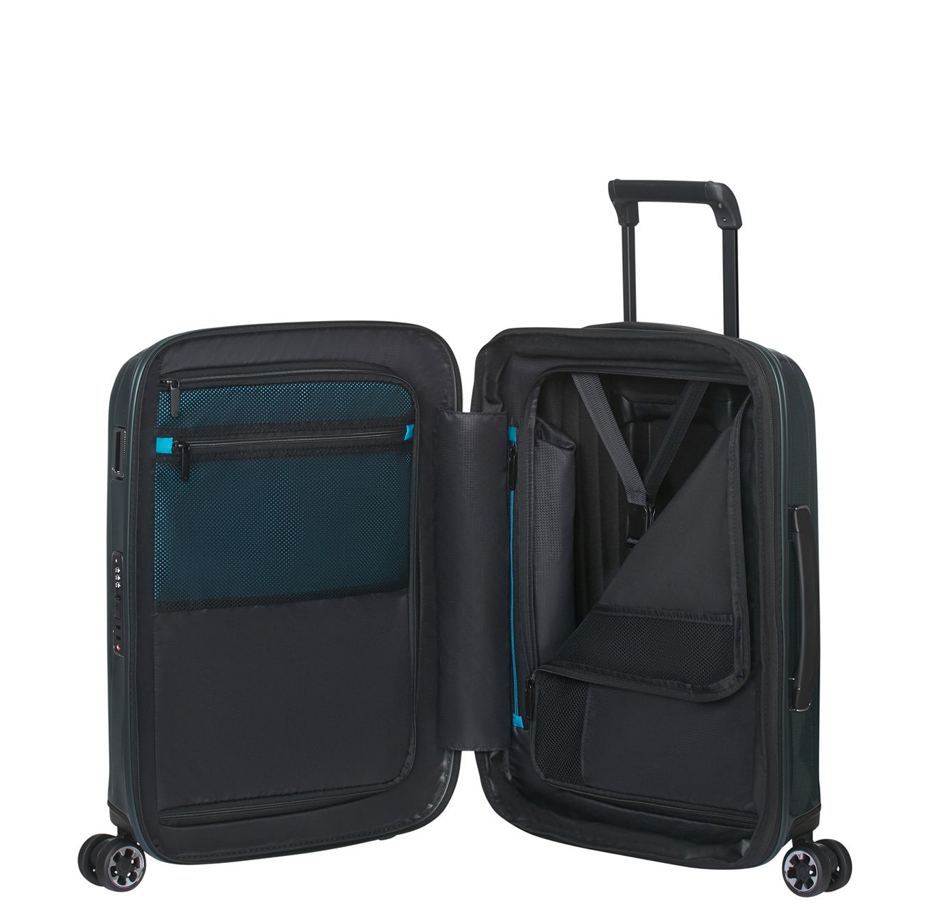 Samsonite Nexis Handbagage Spinner 55 cm - Uitbreidbaar 40/47 liter - 55x40x20/23 cm - deep forest