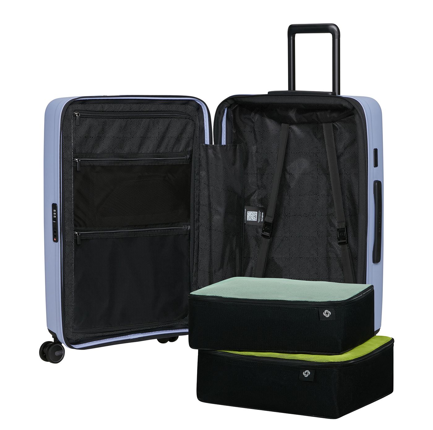 Samsonite Restackd Spinner 68 cm Expandable lavender