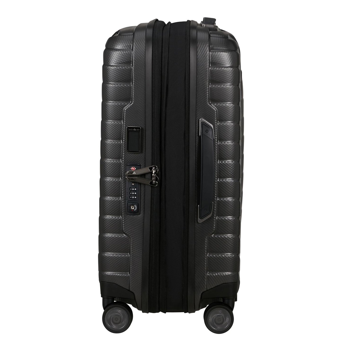 Samsonite Proxis Handbagage Spinner 55 cm - Uitbreidbaar 40/46 liter - 55x40x20/23 cm - matt graphite