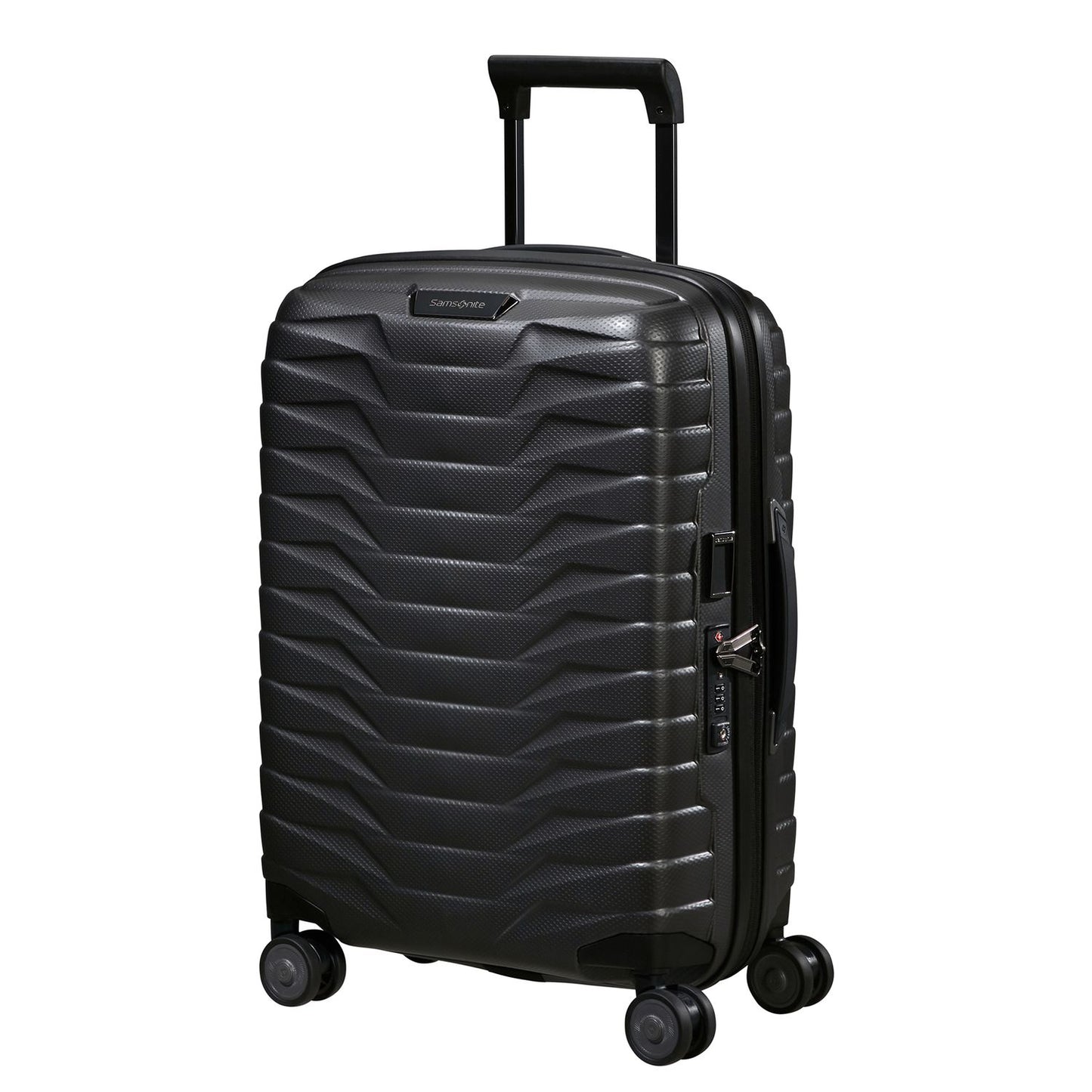 Samsonite Proxis Handbagage Spinner 55 cm - Uitbreidbaar 40/46 liter - 55x40x20/23 cm - matt graphite