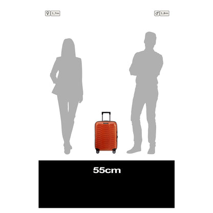 Samsonite Proxis Handbagage Spinner 55 cm - Uitbreidbaar 40/46 liter - 55x40x20/23 cm - flame