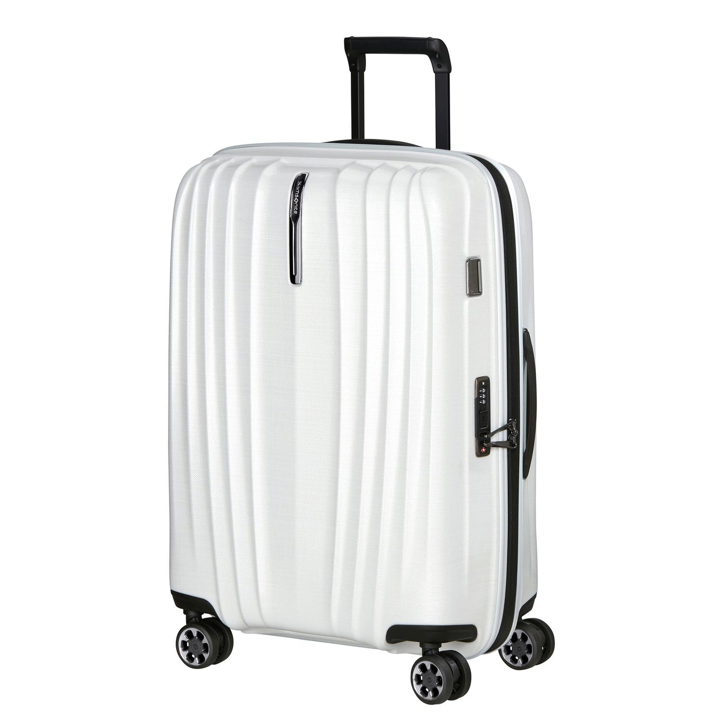 Samsonite Nexis Spinner 70 cm - Uitbreidbaar 82/91 liter - 70x48x27/30 cm - cotton white