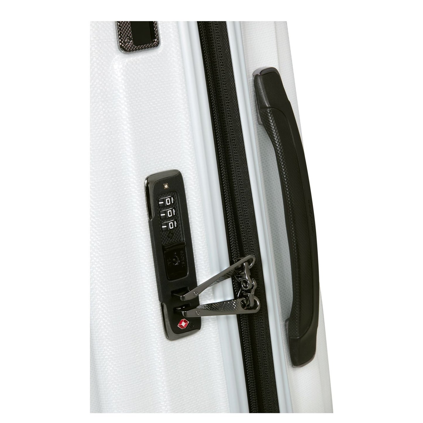 Samsonite Nexis Handbagage Spinner 55 cm - Uitbreidbaar 40/47 liter - 55x40x20/23 cm - cotton white