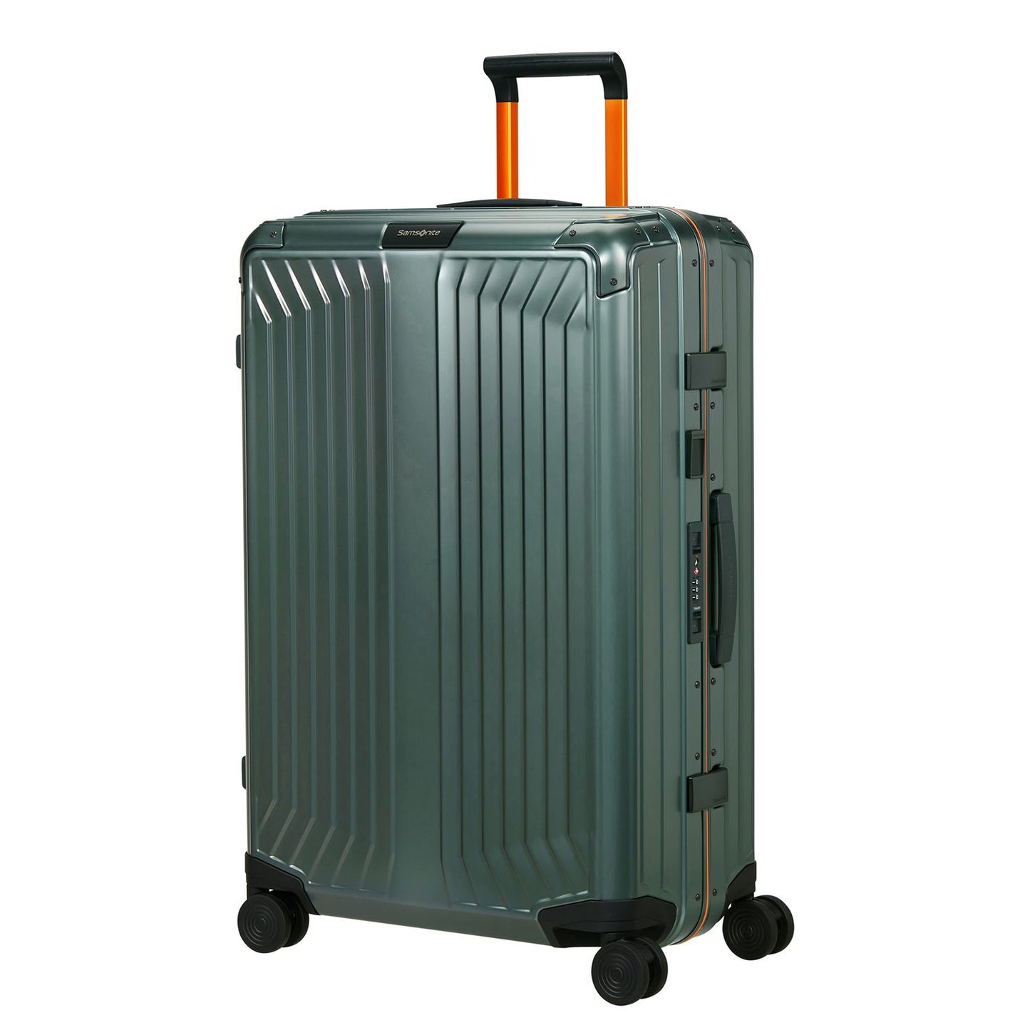 Samsonite Lite-Box Alu Spinner 76 cm sage/orange