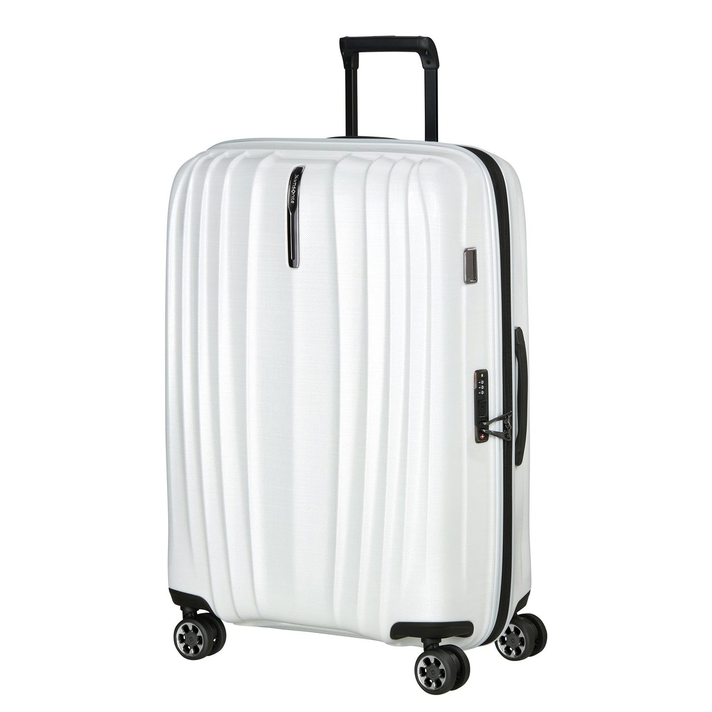 Samsonite Nexis Spinner 76 cm - Uitbreidbaar 105/116 liter - 76x52x29/32 cm - cotton white