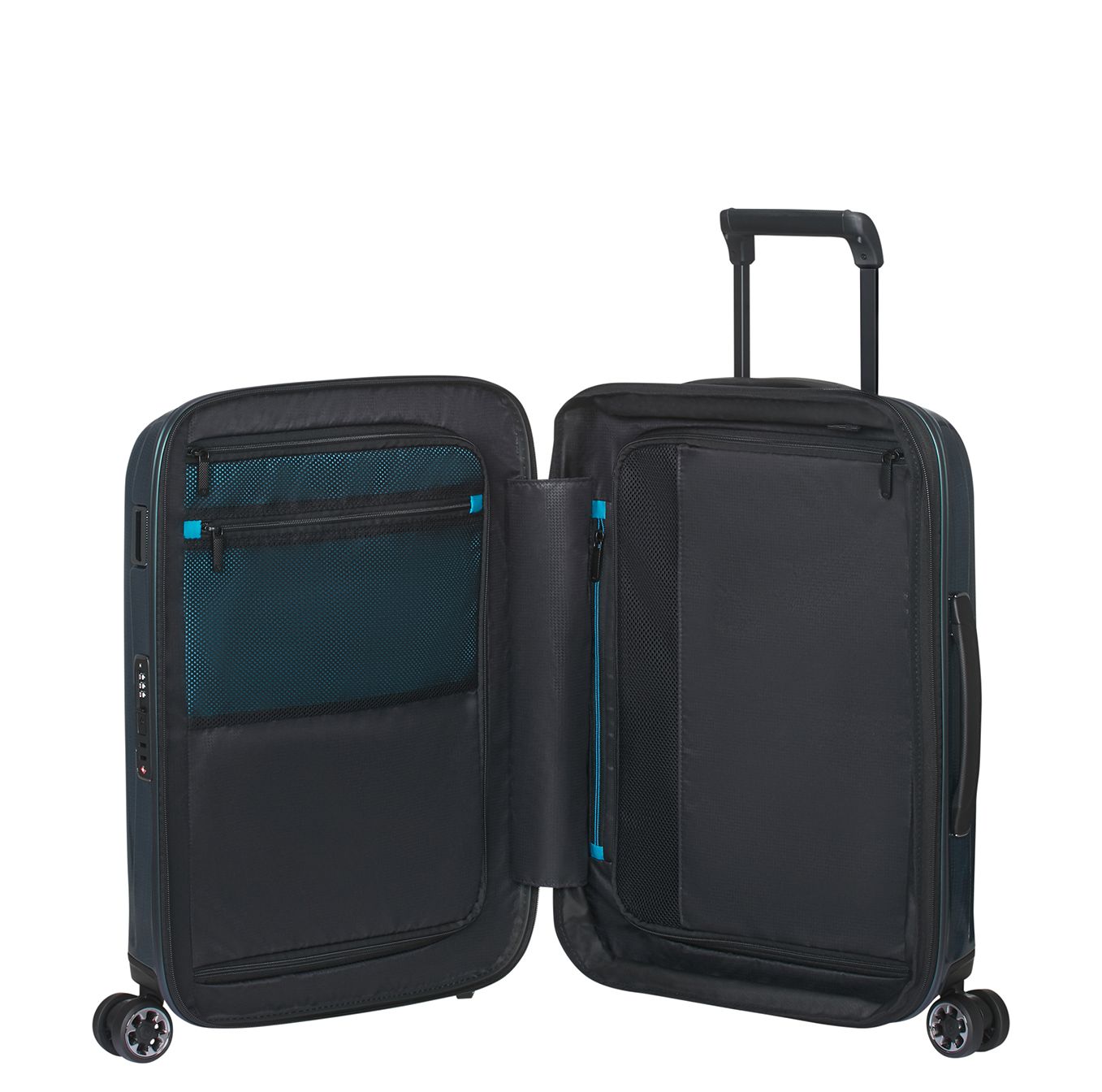 Samsonite Nexis Handbagage Spinner 55 cm - Uitbreidbaar 40/47 liter - 55x40x20/23 cm - deep petrol
