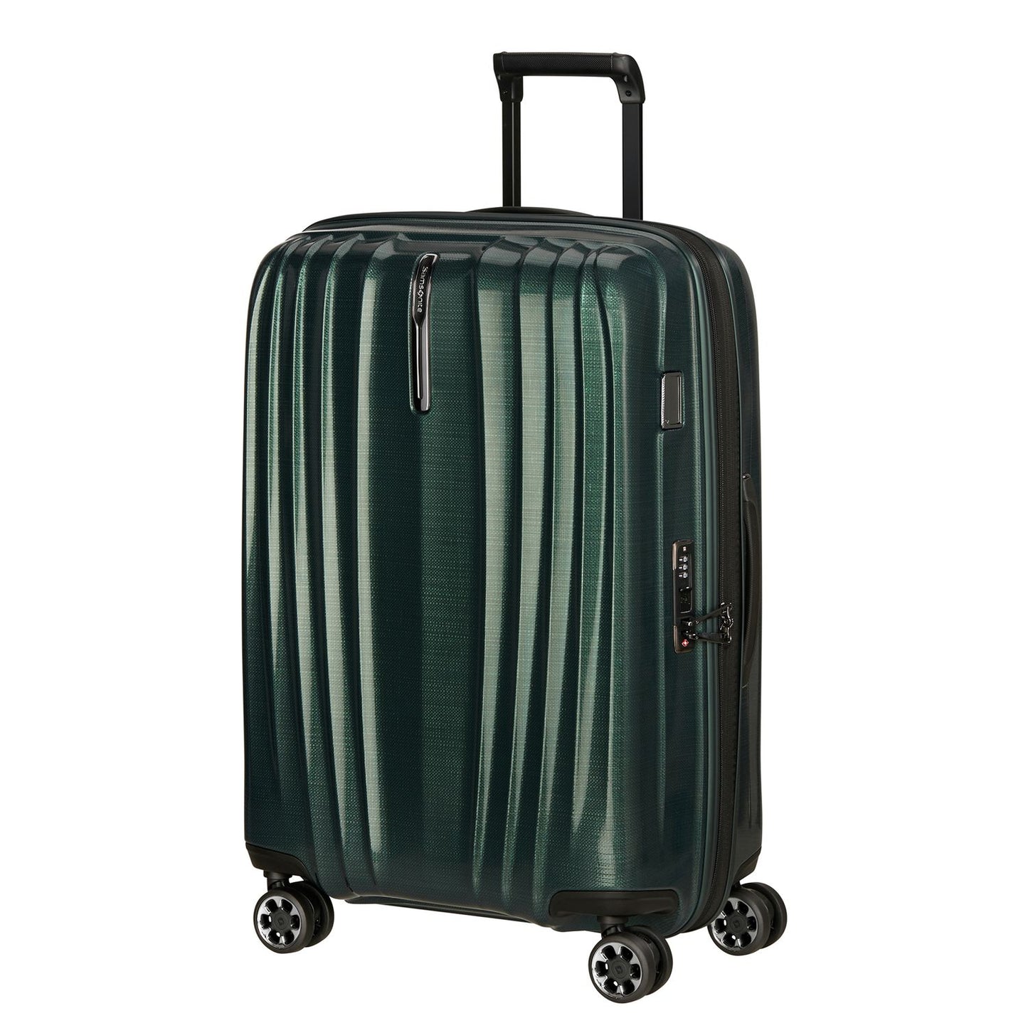 Samsonite Nexis Spinner 70 cm - Uitbreidbaar 82/91 liter - 70x48x27/30 cm - deep forest