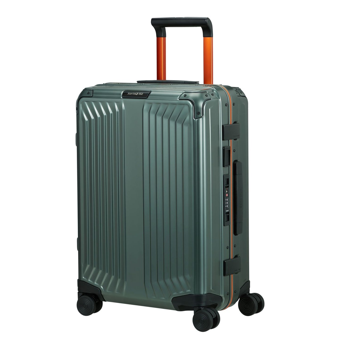 Samsonite Lite-Box Alu Spinner 55/20 cm sage/orange